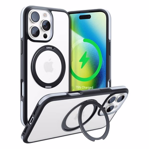 Torras Ostand R Fusion чехол для iPhone 16 Pro Max (Чёрный)