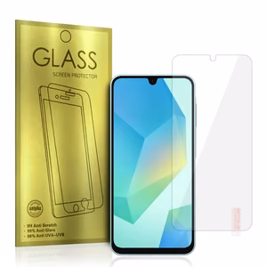 Glass Gold grūdinto stiklo ekrano apsauga Samsung GALAXY A16 4G/5G/A17 5G/A26 5G/M16 5G/M36 5G