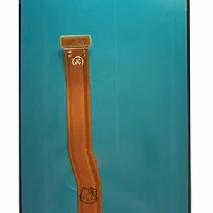 LCD ekranas Samsung A750 A7 2018 su jutikliniu ekranu juodas OLED (tikras dydis)