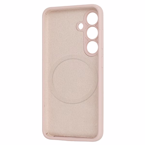 MagColor Pure dėklas telefonui Samsung Galaxy S24 Ultra pudros rožinė