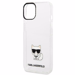 Dėklas telefonui Karl Lagerfeld KLHCP14MCTTR iPhone 14 Plus 6.7\" skaidrus / skaidrus Choupette Body
