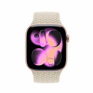 Crong Wave Band pintas Apple Watch dirželis, 38/40/41/42 mm, smėlio spalvos