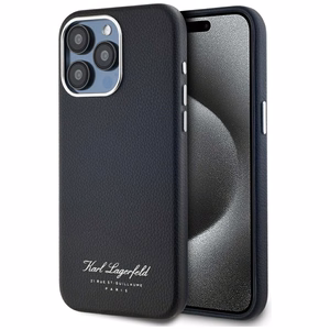 Karl Lagerfeld hotel RSG iPhone 15 Pro dėklas - juodas