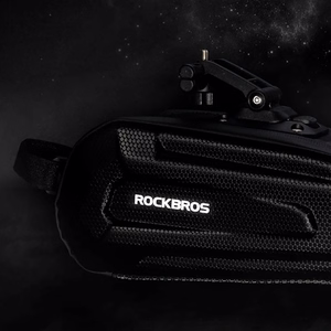 Rockbros B69 dviračio balnelio krepšys 1.8 l su lengvo nuėmimo sistema - juodas