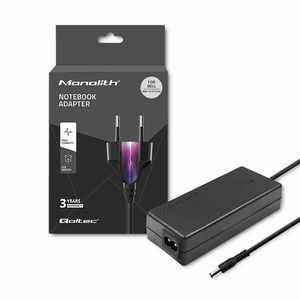 Qoltec 51516.90W Maitinimo adapteris „Dell“ 90W | 19,5 V | 4.62A | 4,5 * 3,0 + kaištis | + maitinimo laidas