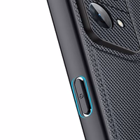 Dux Ducis Fino dėklas padengtas nailono medžiaga Oppo Reno7 Pro 5G juodas