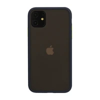 Vennus Color Button Bumper dėklas telefonui Iphone 11 Pro tamsiai mėlynas