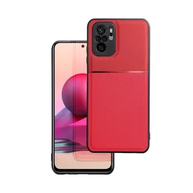 NOBLE dėklas telefonui XIAOMI Redmi Note 10 / 10S raudonas