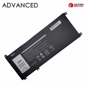 Nešiojamojo kompiuterio baterija DELL 33YDH, 55Wh, Extra Digital Advanced