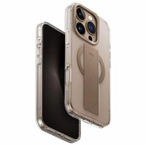 Uniq Heldro Max Magclick įkrovimo dėklas iPhone 16 Pro - auksinis