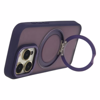 Secure Spinning Mag dėklas telefonui iPhone 14 6,1" violetinė