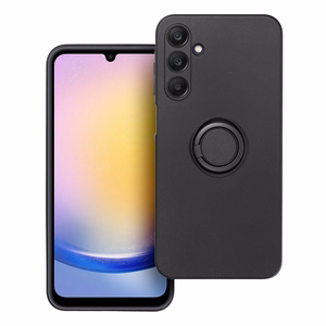 Чехол для Samsung A25 5G Silicone Ring чёрный