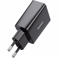 Įkroviklis Baseus Speed Mini Quick Charger 20W USB-C juodas CCFS-SN01
