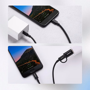 Ugreen US286 USB-C - USB-C PD QC 3A 480Mb/s 2m laidas - juodas