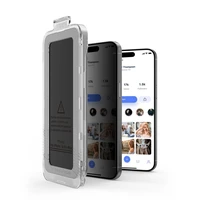 Tech-Protect Greito nustatymo Spy+ privatumo stiklas 2 rinkinys iPhone 14 Pro