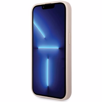 Guess GUHCP15X4GMGPI iPhone 15 Pro Max 6.7" rožinis/rožinis kietas dėklas 4G Didelis Metalinis Logotipas