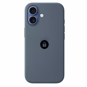 Dėklas "Silicone Case v2" iPhone 17 / Inkaro mėlyna / pakuotėje