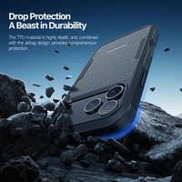 Dėklas Dux Ducis Shld Apple iPhone 17 Pro Max juodas (Contour Pattern)