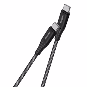Energizer Ultimate C541CKBK USB-C–USB-C įkrovimo ir duomenų laidas, 2 m, 100 W, juodas
