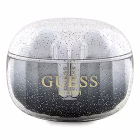 Guess Glitter Gradient TWS Bluetooth ausinės su ENC įkrovimo stotimi - juodos