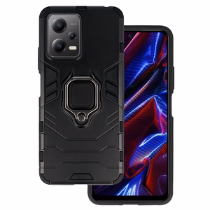 Ring Armor dėklas telefonui Xiaomi Redmi Note 12 5G/Poco X5 juodas