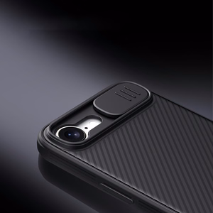 Магнитный чехол Nillkin CamShield Pro для iPhone 16e / 17e - чёрный