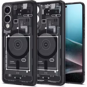 Spigen Ultra Hybrid Mag Case with MagSafe for Samsung Galaxy S25 Edge with Print - Black