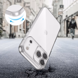 Tech-Protect FlexAir dėklas telefonui iPhone 17 Pro Max - skaidrus