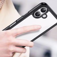 Outer Space dėklas telefonui iPhone 17 - juodas permatomas