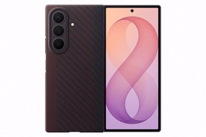 Samsung Galaxy Z Fold8 Ultra aramido pluošto magnetinis dėklas su 2 antirefleksinėmis plėvelėmis, violetinis