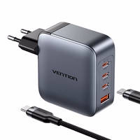 Vention 100 W įkroviklis 1xUSB-A 3xUSB-C + kabelis