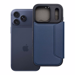 Dėklas telefonui RAZOR Book skirtas IPHONE 17 Pro mėlynas