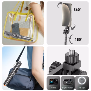 Blavec Selfie Stick Aluminium Fusion P-12 Magsafe Auto pop штатив + пульт дистанционного управления 1,60 м (SSFP12-MTRAPB160) черный