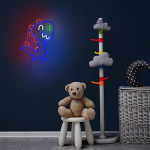 Neon PLEXI LED JURASSIC BABY DINO mėlynas FLNJ01 Forever Light