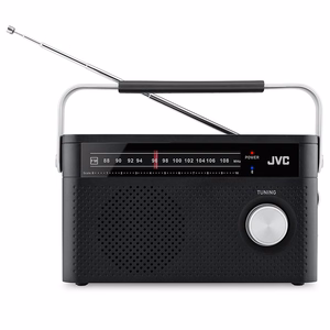 JVC RA-E315B – nešiojamasis radijas, juodas