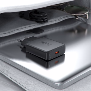 Acefast A65 PD 20W GaN USB-C Ultra Slim Wall Charger - Black