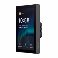 SONOFF NSPanel Pro 120 išmanusis valdymo pultas su "WiFi/Bluetooth/ZigBee" (juodas)