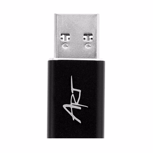 USB A 3.0 į USB C adapteris ART C12 OTG juodas