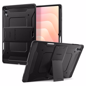 Spigen Tough Armor Pro dėklas Samsung Galaxy Tab S11 Ultra 14.6 juodas