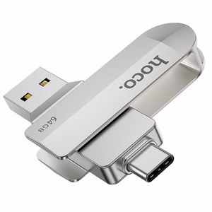 HOCO atmintukas USB A + Type C UD10 64GB USB3.0