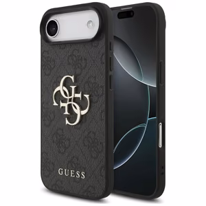 Guess 4G Didelio Logotipo Dėklas telefonui iPhone 17 Air - juoda