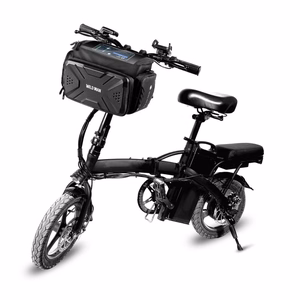 WILDMAN дорожная сумка для руля велосипеда с молнией GS6 4L (4"-7") черная