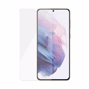 PanzerGlass E2E Microfracture grūdintas stiklas Samsung Galaxy S21+ Case Friendly antibakterinis juodas