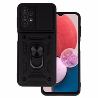 Slide Camera Armor dėklas telefonui Samsung Galaxy A13 4G juodas