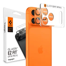 Spigen Optik Pro XL Camera Lens Glass for iPhone 17 Pro Max - Orange