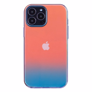 Aurora dėklas telefonui iPhone 12 Pro Max neoninis gelinis auksinis