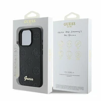 Guess 4G Classic dėklas telefonui iPhone 16 Pro Max - juodas