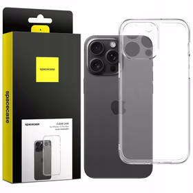 Spacecase Skaidrus dėklas iPhone 15 Pro Max