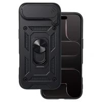 Stumdomas kameros šarvas dėklas telefonui Iphone 17 Air juodas