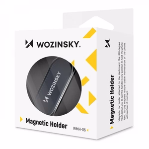 Automobilinis laikiklis Wozinsky WMH-06 sidabrinis (magnetinis / lipnus pagrindas)